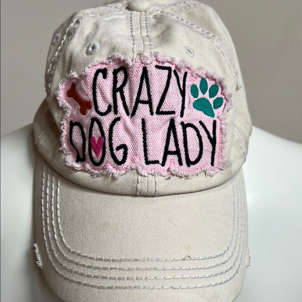 KBETHOS Cream Crazy Dog Lady Hat